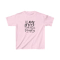 I Am Proof Kid's Unisex Tshirt (Black Logo)