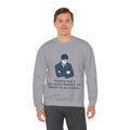 JFK Thousand Fathers Men's Sweatshirt (IW Blues Logo) - Sweet Baby Jeez Teez