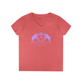 ARS Logo Ladies V-Neck Tshirt (ARS - T Lilac Logo)