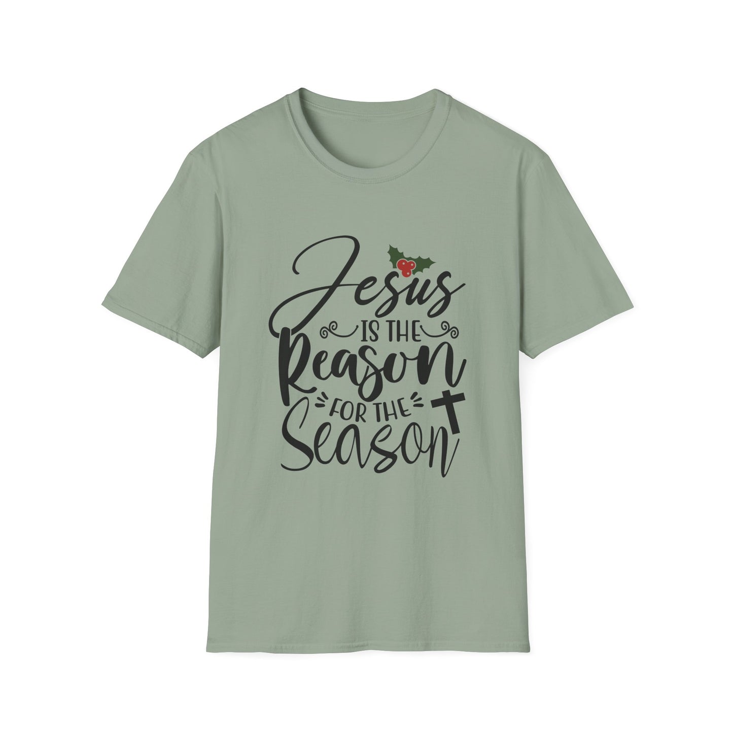 Jesus is the Reason Unisex Tshirt (Holly Logo)