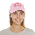 Women's Dad Hat with Leather Patch (ARS - White Logo) - Sweet Baby Jeez Teez