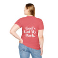 God's Got My Back Women's Relaxed/Plus Tshirt (White Back Logo) - Sweet Baby Jeez Teez