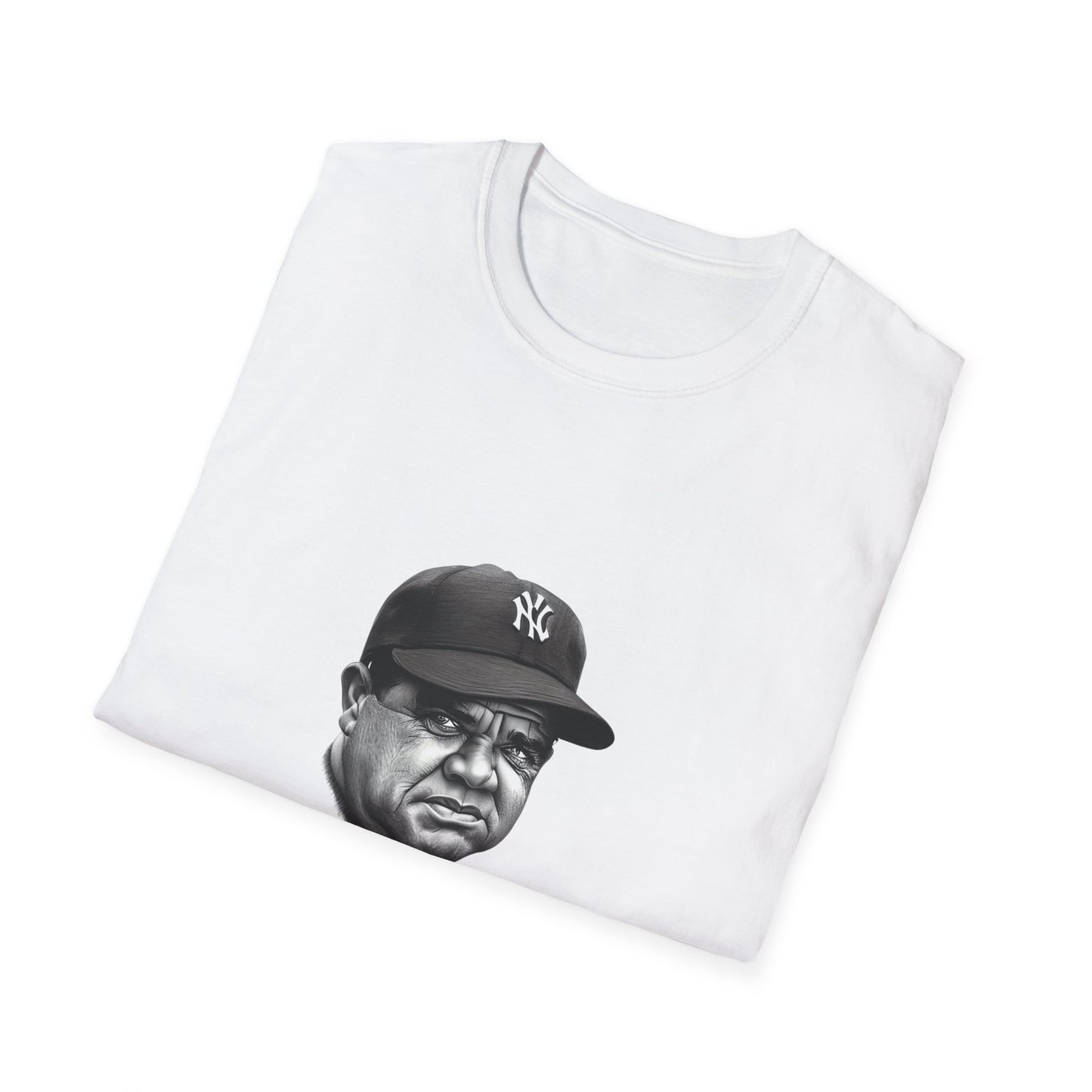 Strike Out Babe Ruth Men's Tshirt (IW Grayscale Logo)