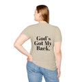 God's Got My Back Women's Relaxed/Plus Tshirt (Black Back Logo) - Sweet Baby Jeez Teez