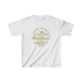 Mountains Boy's Tshirt (Khaki Logo) - Sweet Baby Jeez Teez