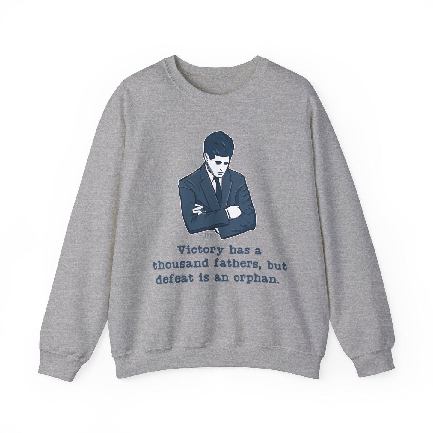 JFK Thousand Fathers Women's Relaxed Sweatshirt (IW Blues Logo) - Sweet Baby Jeez Teez