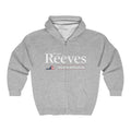 Bryce Reeves Unisex Full-Zip Hoodie (White Logo)