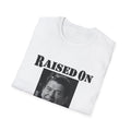 Raised on Reagan Men's Tshirt (Black Logo) - Sweet Baby Jeez Teez