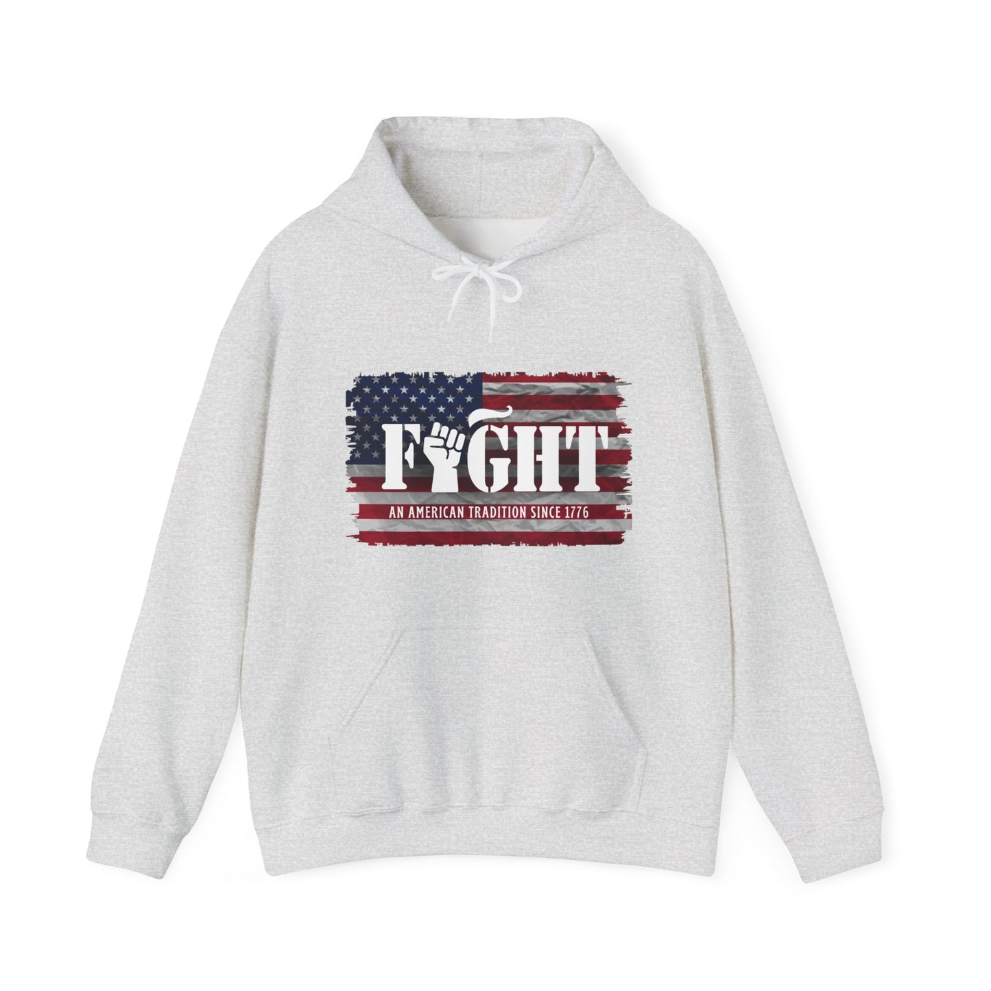 Fight Flag Men's Hoodie - Sweet Baby Jeez Teez