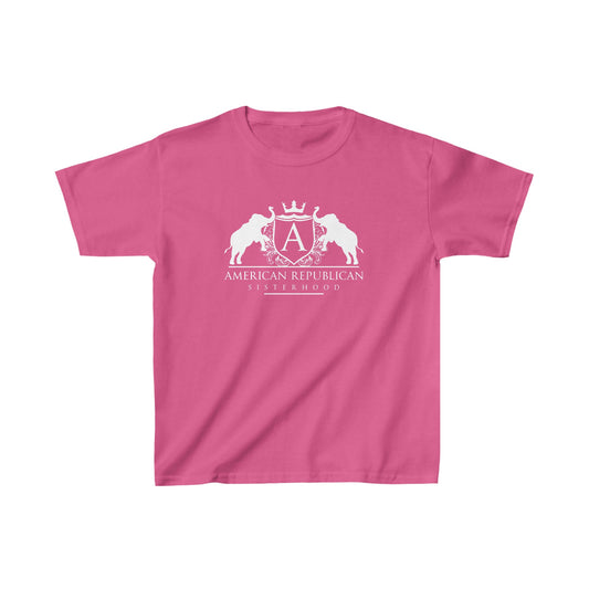 ARS Logo Girl's T-shirt | White Logo ARS T-Shirt |Sweet Baby Jeez Teez