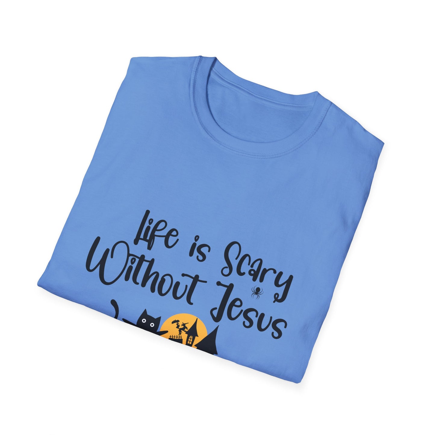 Life is Scary Men's Tshirt - Sweet Baby Jeez Teez