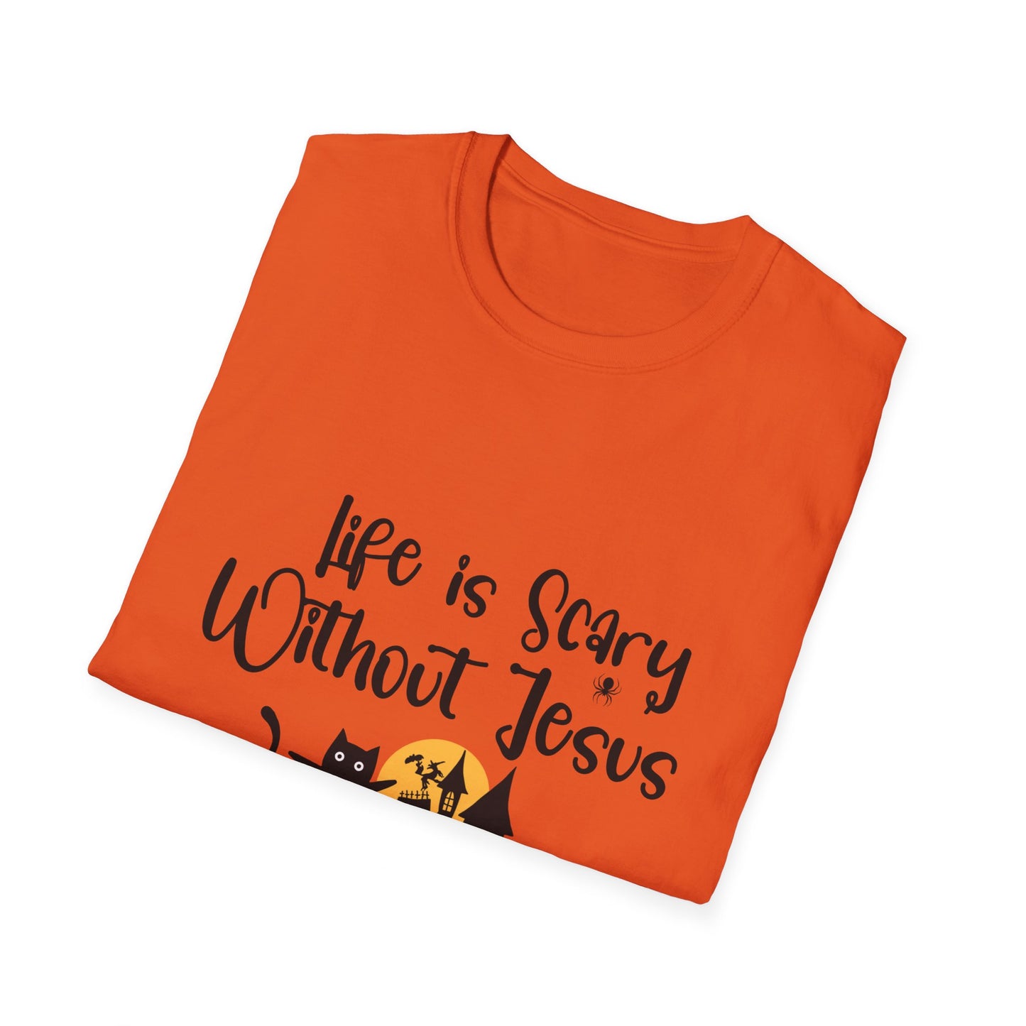 Life is Scary Men's Tshirt - Sweet Baby Jeez Teez