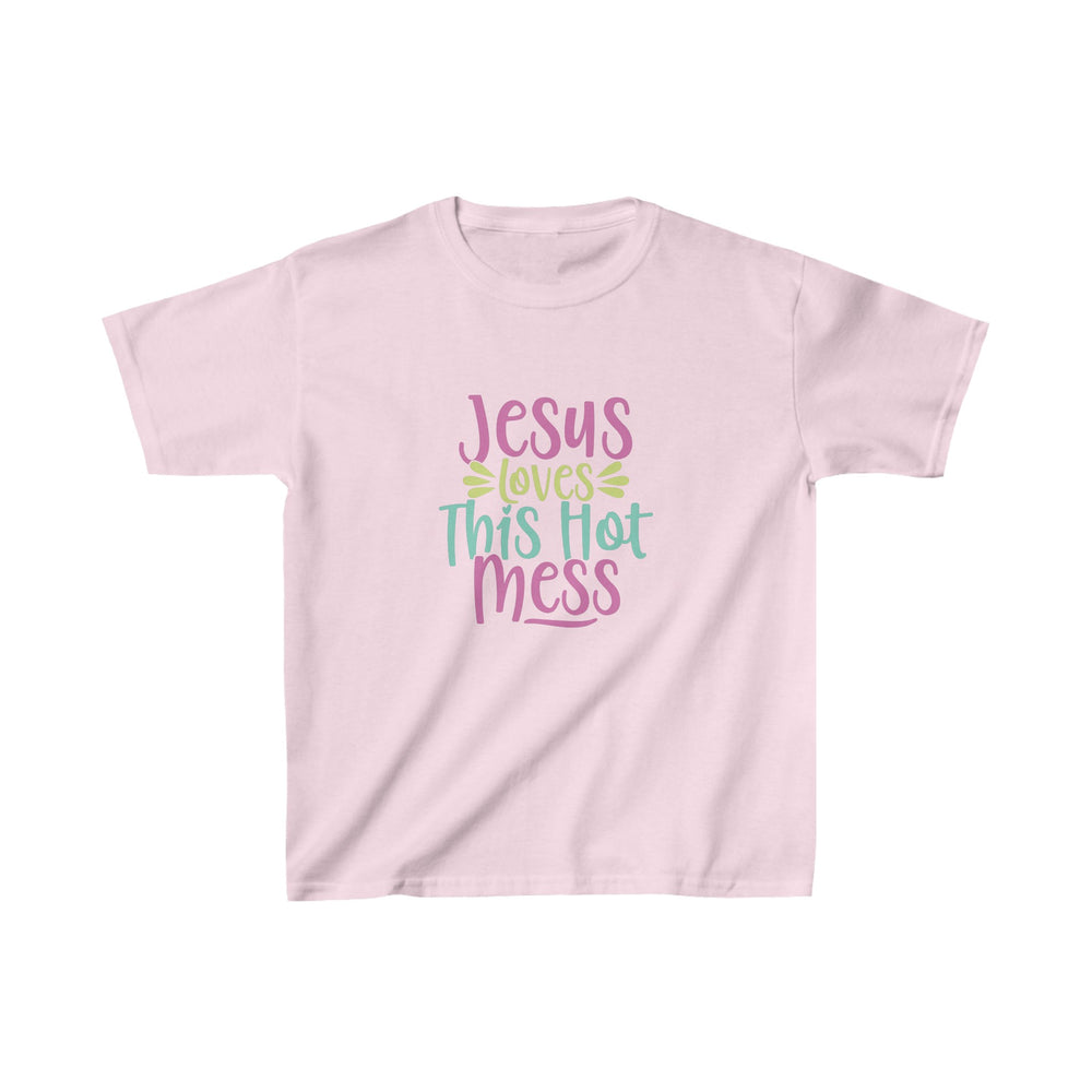 Hot Mess Girls Tshirt (Multi Logo) - Sweet Baby Jeez Teez