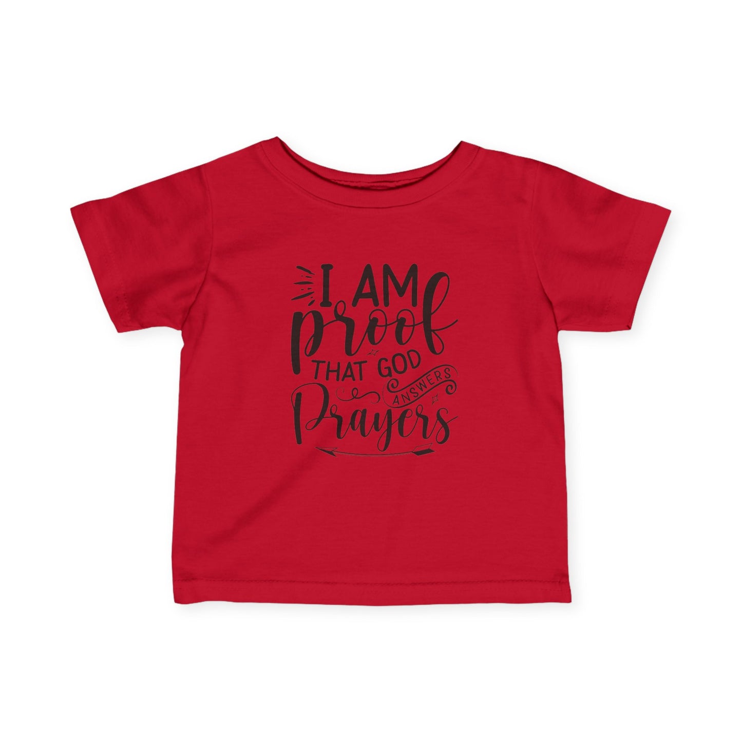 I Am Proof Infant Soft Tshirt (Black Logo)