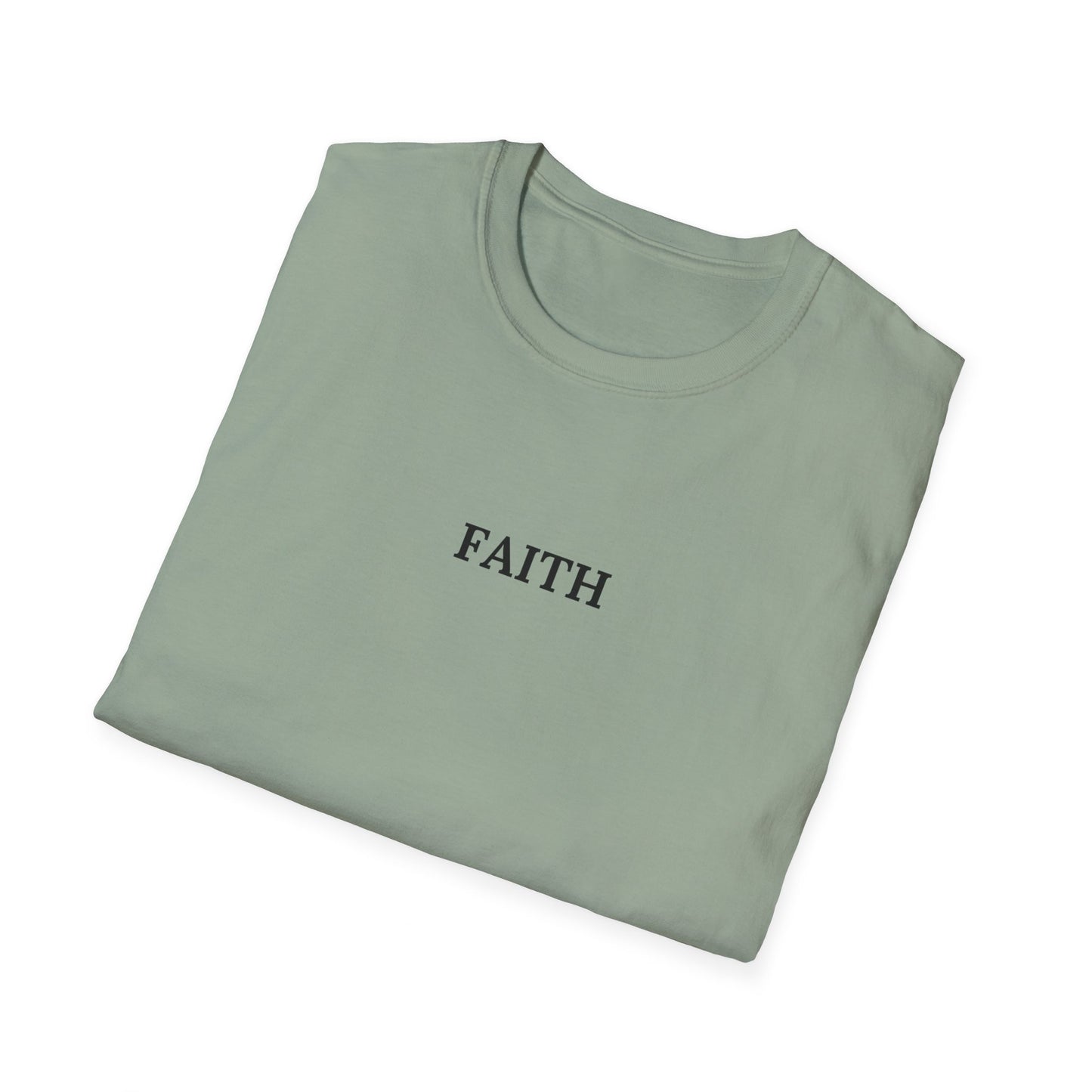 Have a Little Faith Women's Relaxed/Plus Tshirt (Black Logo)