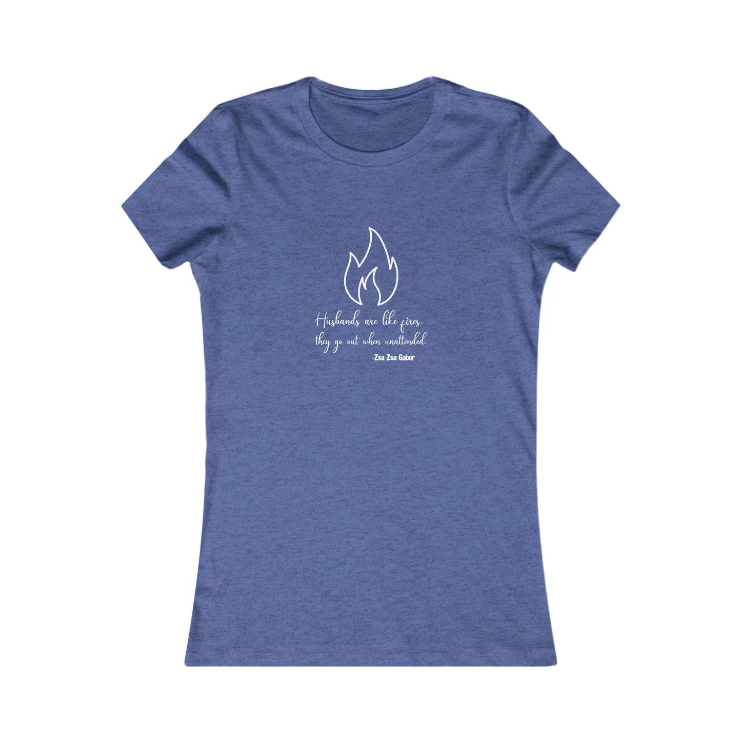 Fires Women's Fitted Tshirt (IM - White Logo) - Sweet Baby Jeez Teez