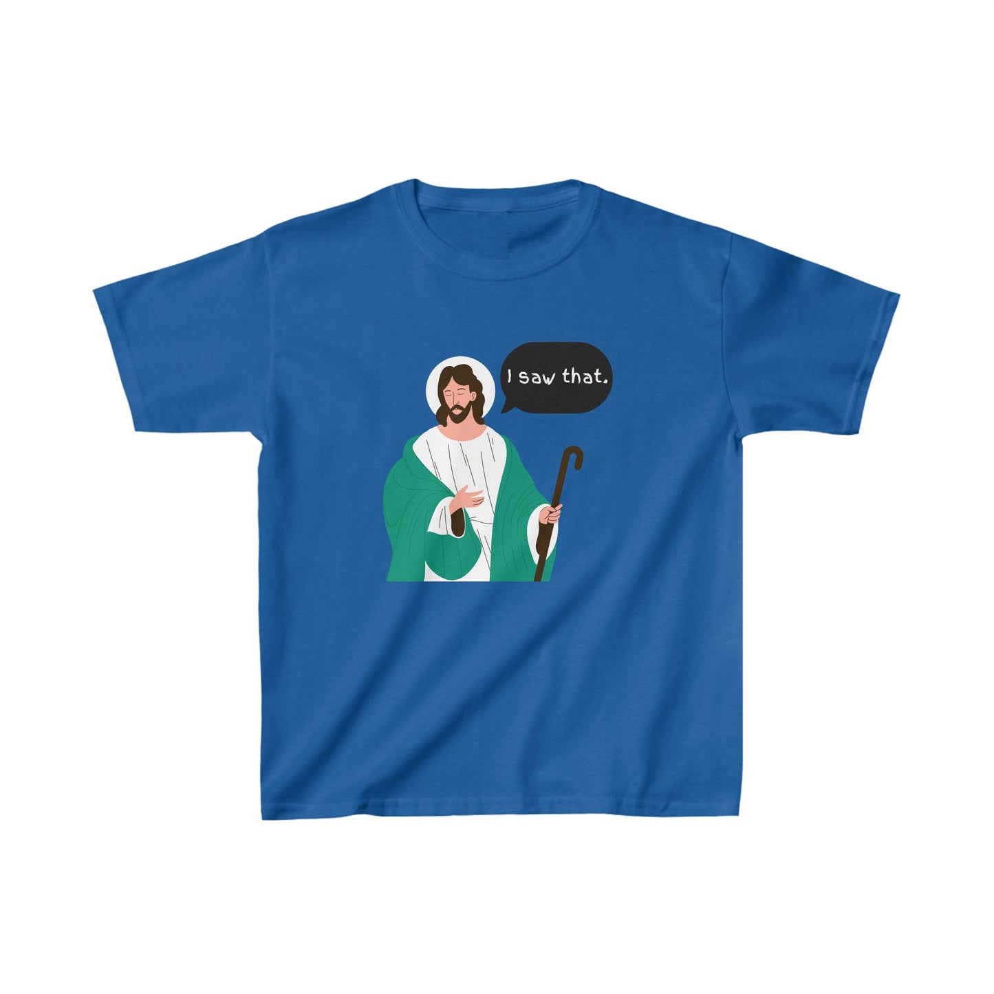 I Saw That Kids Unisex Tshirt (Cartoon Logo) - Sweet Baby Jeez Teez