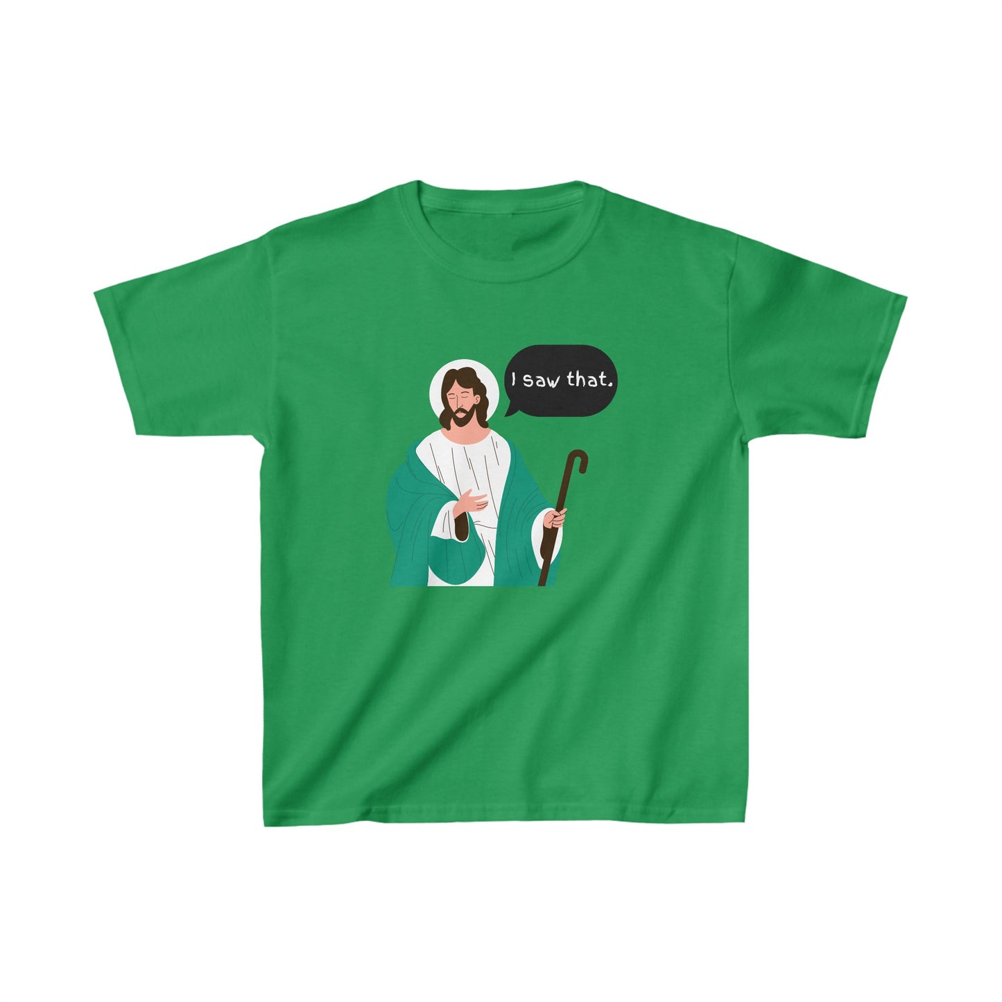 I Saw That Kids Unisex Tshirt (Cartoon Logo) - Sweet Baby Jeez Teez