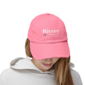 Senator Bryce Reeves Unisex Distressed Cap (White Logo) - Sweet Baby Jeez Teez