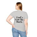 God's Got My Back Women's Relaxed/Plus Tshirt (Black Back Logo) - Sweet Baby Jeez Teez