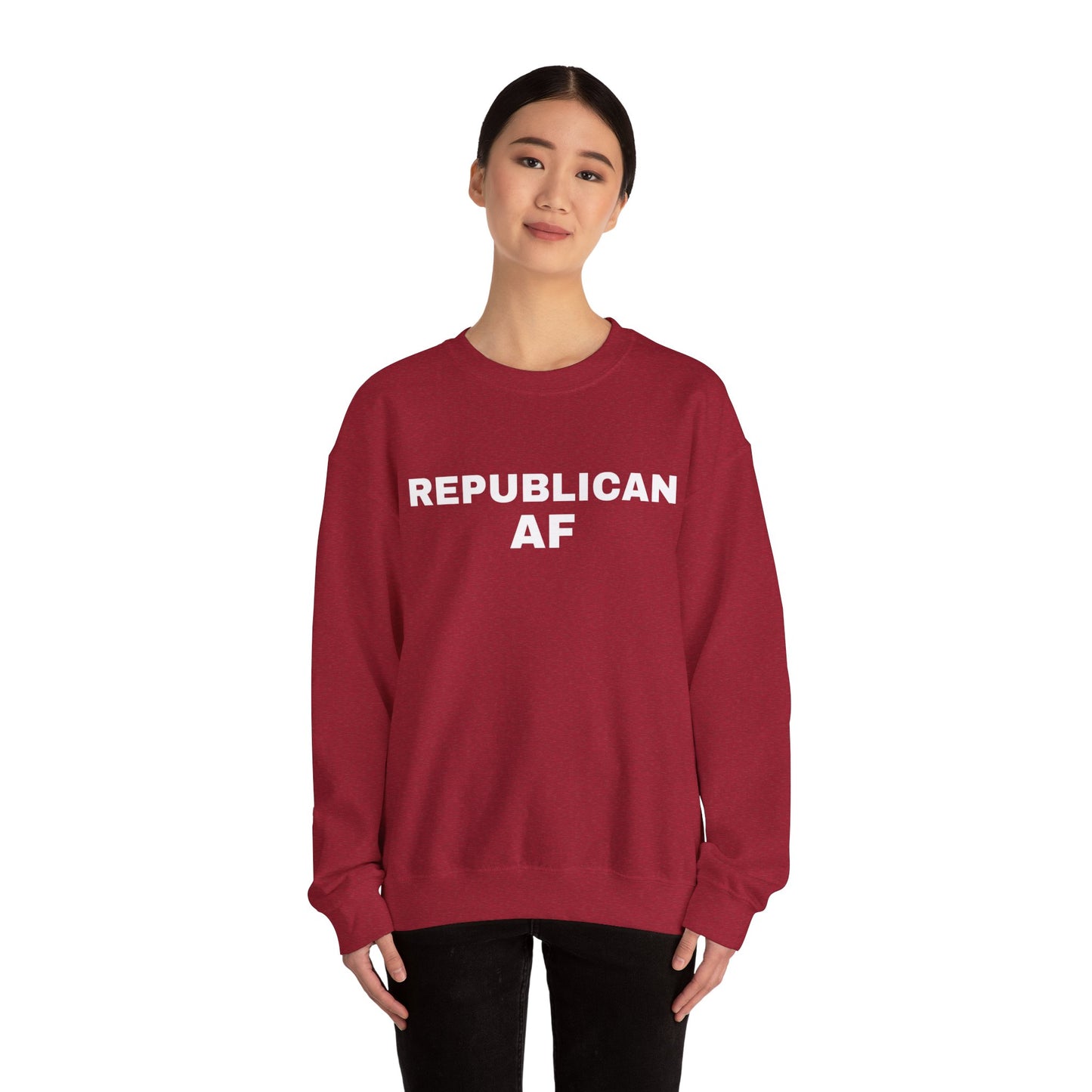 Republican AF Women's Sweatshirt (White Logo)