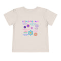 God Says I am Toddler Tshirt (Flower Logo)