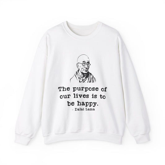 Purpose of Life Men's Sweatshirt (IW Black Logo) - Sweet Baby Jeez Teez