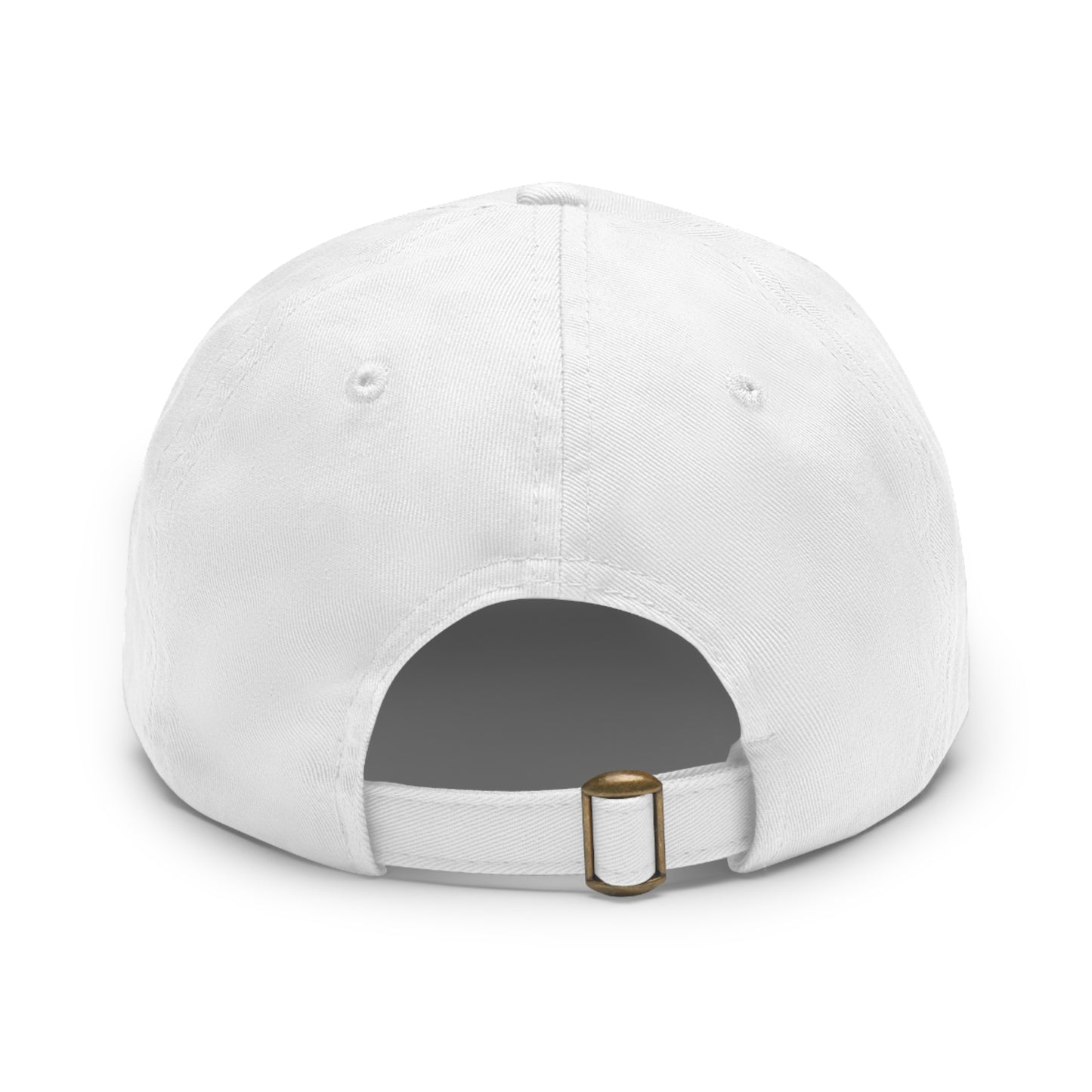 Women's Dad Hat with Leather Patch (ARS - White Logo) - Sweet Baby Jeez Teez