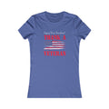 Enjoy Your Freedom Women's Fitted Tshirt (MM Color Logo) - Sweet Baby Jeez Teez