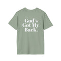 God's Got My Back Men's Tshirt (White Logo)