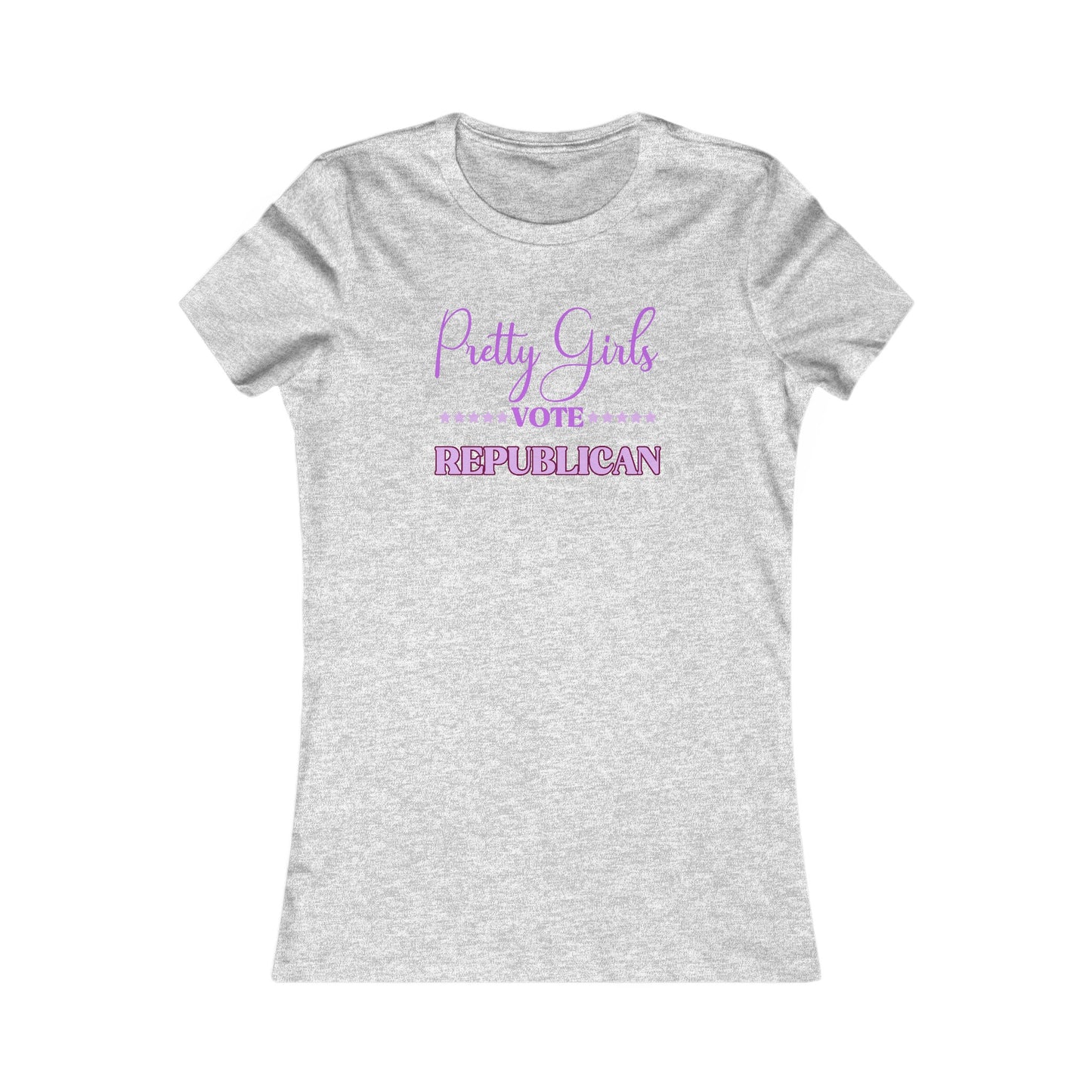 Pretty Girls Fitted Women's Tshirt (Purples Logo) - Sweet Baby Jeez Teez