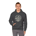 Mountains Men's Relaxed Hoodie (Tan Logo) - Sweet Baby Jeez Teez