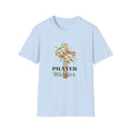 Prayer Warrior Women's Relaxed/Plus Tshirt (Lillies Logo)