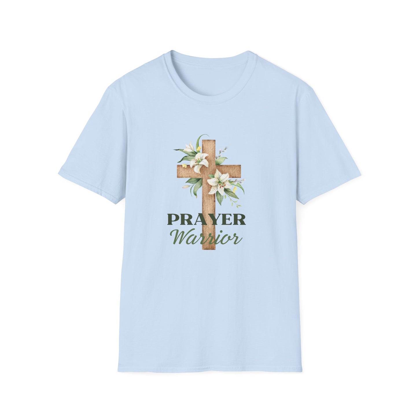 Prayer Warrior Women's Relaxed/Plus Tshirt (Lillies Logo)