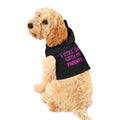 Live with Parents Pet Hoodie, Black (Pink Logo) - Sweet Baby Jeez Teez