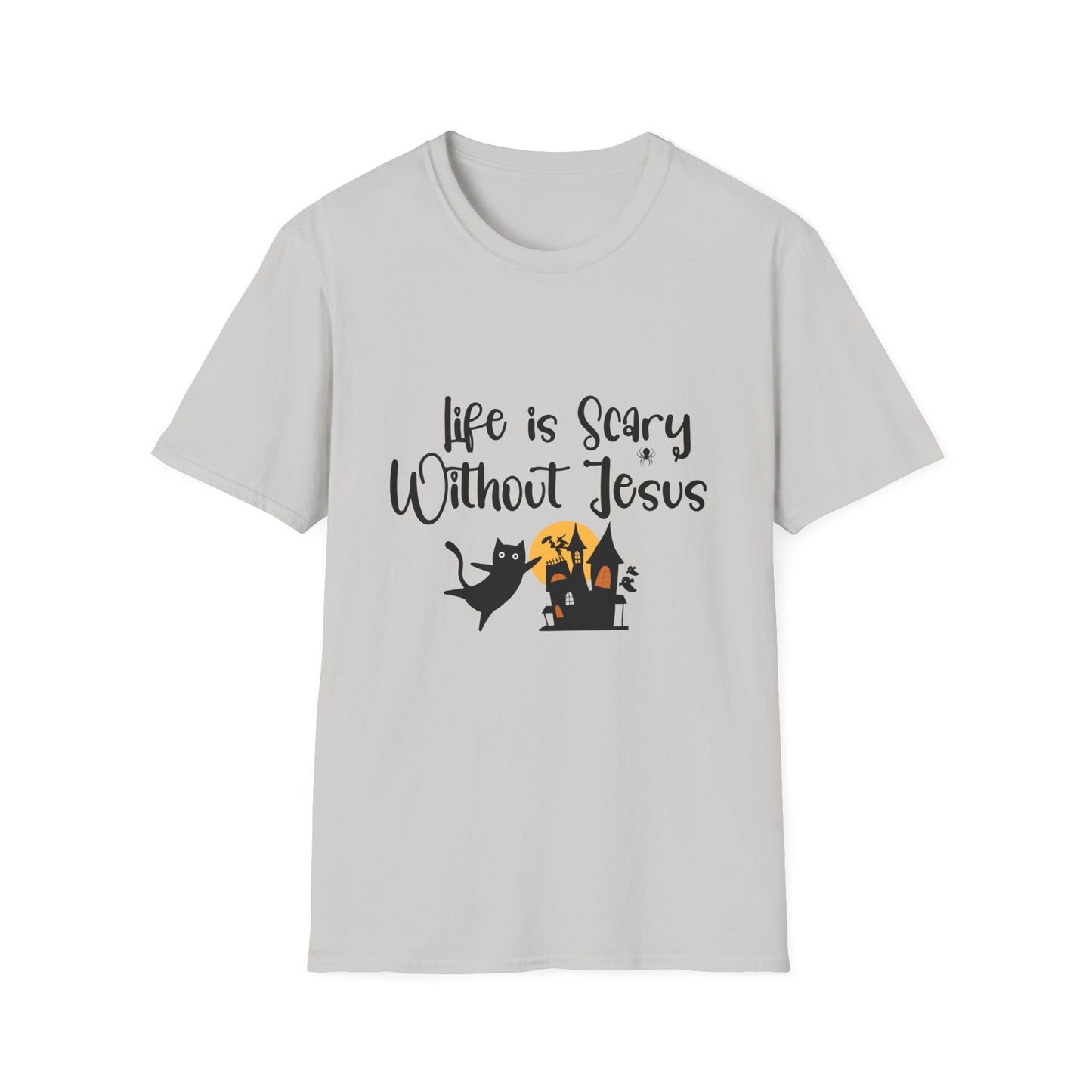 Life is Scary Men's Tshirt - Sweet Baby Jeez Teez