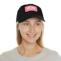 Women's Dad Hat with Leather Patch (ARS - White Logo) - Sweet Baby Jeez Teez