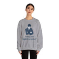 JFK Thousand Fathers Women's Relaxed Sweatshirt (IW Blues Logo) - Sweet Baby Jeez Teez