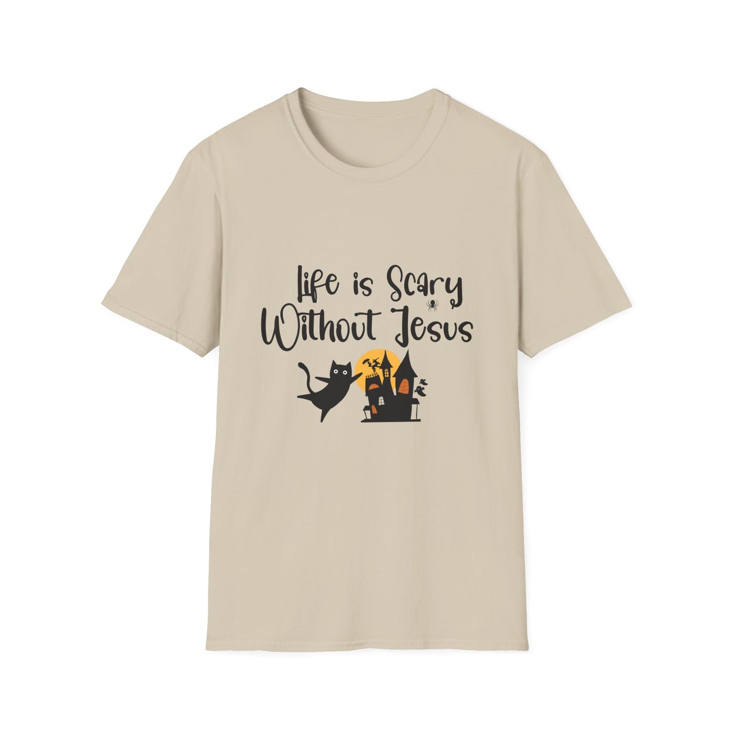 Life is Scary Men's Tshirt - Sweet Baby Jeez Teez