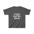 God's Got My Back Boy's Tshirt (White Logo - Back)
