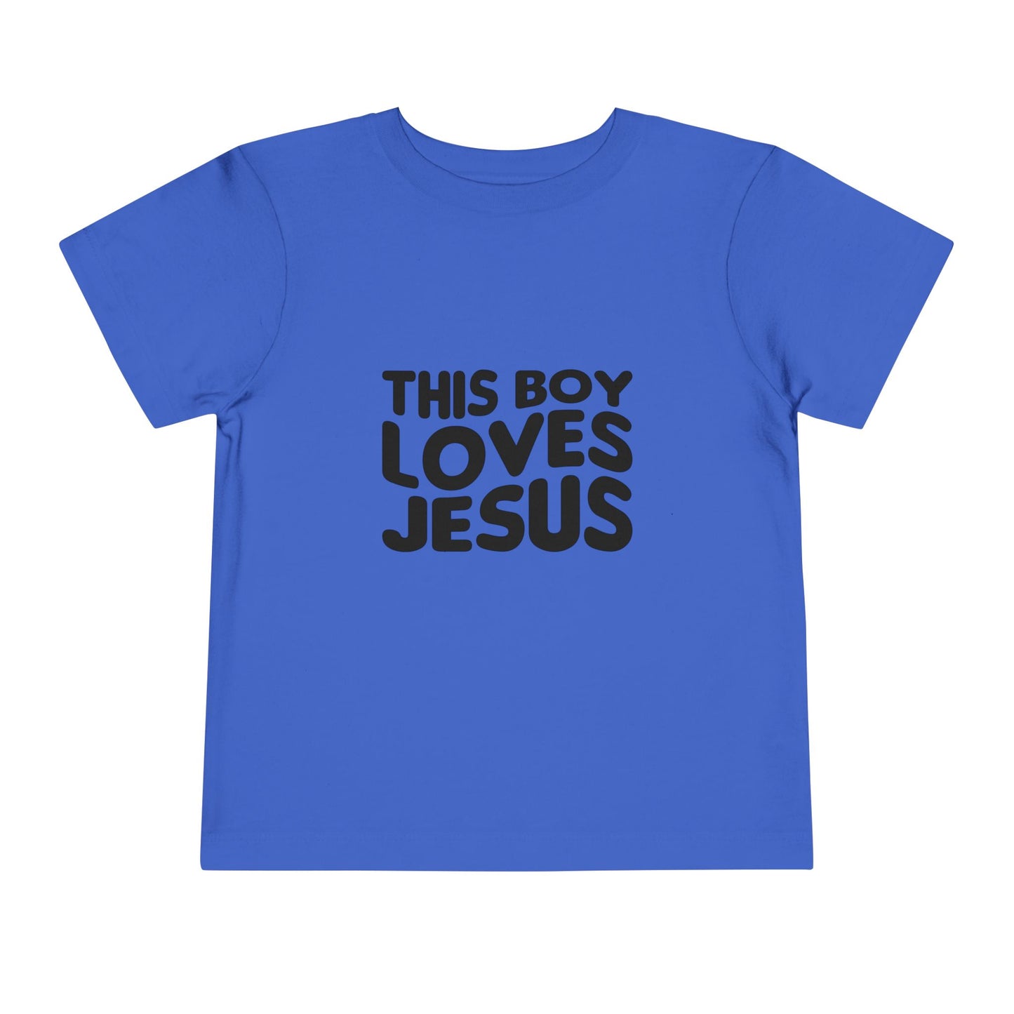 This Boy Loves Jesus Toddler Tshirt