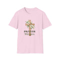 Prayer Warrior Women's Relaxed/Plus Tshirt (Lillies Logo)