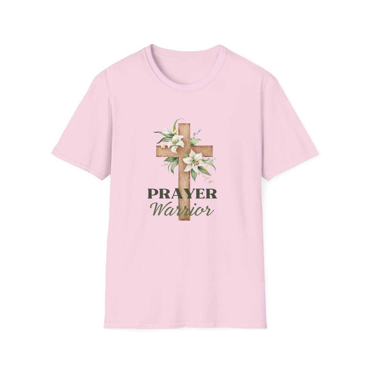 Prayer Warrior Women's Relaxed/Plus Tshirt (Lillies Logo)