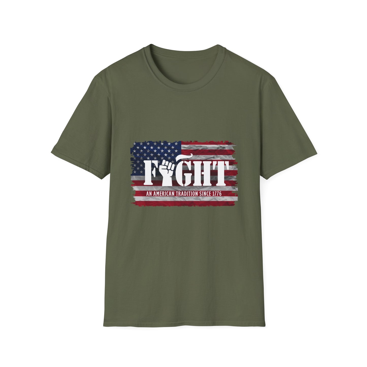 Fight Flag Men's Tshirt - Sweet Baby Jeez Teez