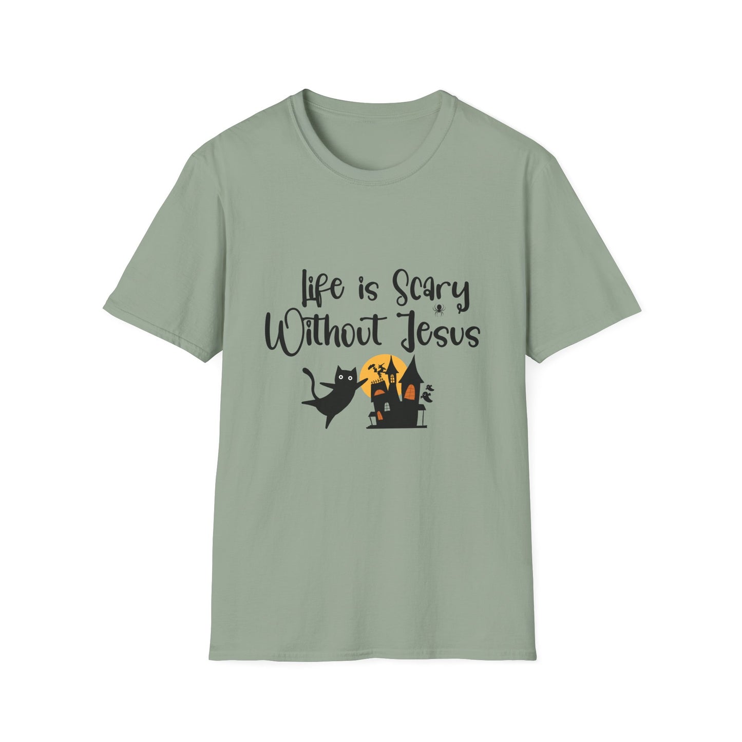 Life is Scary Men's Tshirt - Sweet Baby Jeez Teez