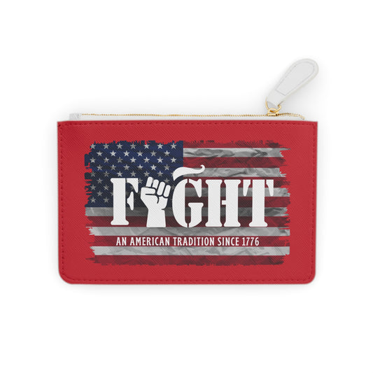 Fight Flag Mini Clutch Bag - Sweet Baby Jeez Teez