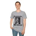 Raised on Reagan Men's Tshirt (Black Logo) - Sweet Baby Jeez Teez