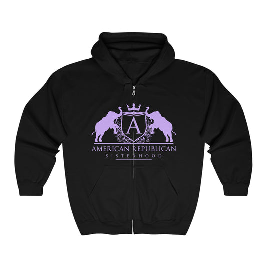 ARS Logo Ladies Full-Zip Hoodie (ARS - T Lilac)