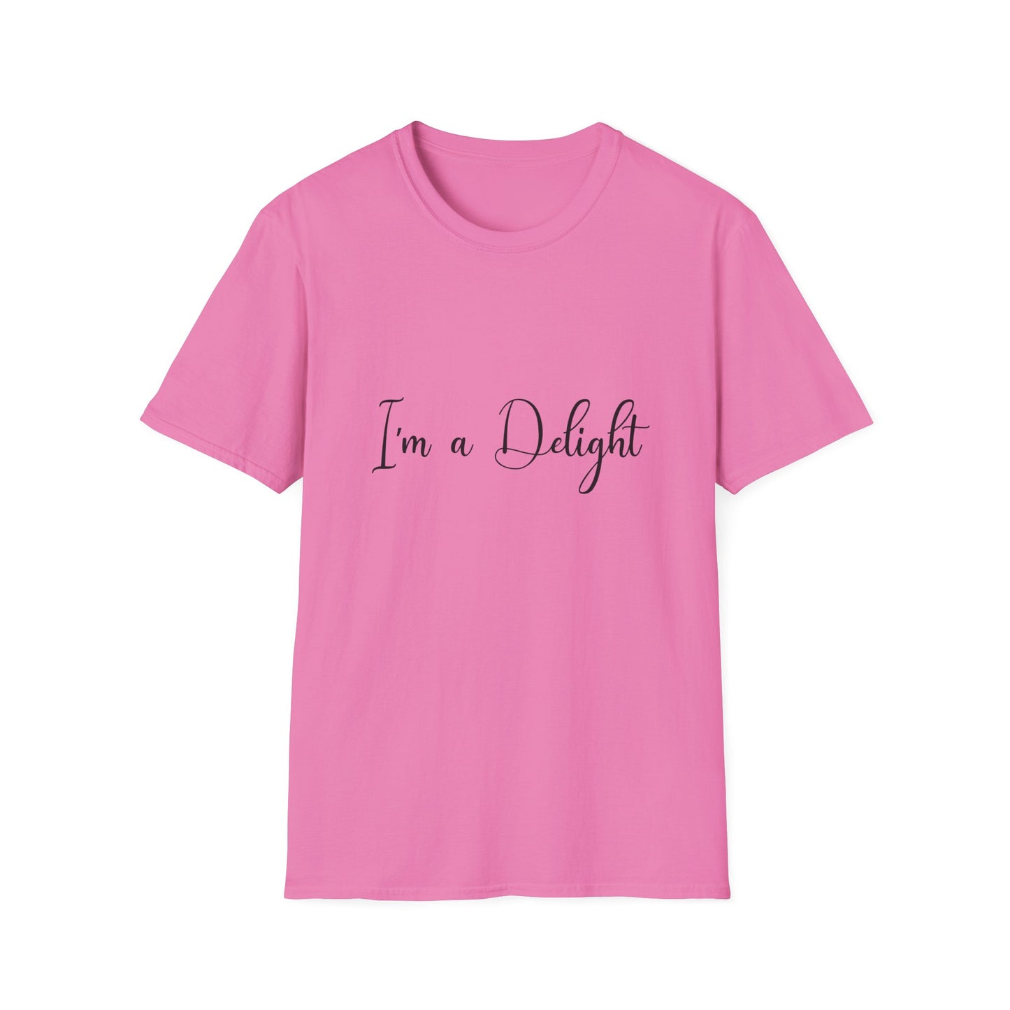 I'm a Delight Womens Relaxed/Plus Tshirt (FP Black Logo)