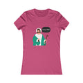 I Saw That Women's Fitted Tshirt (Cartoon Logo) - Sweet Baby Jeez Teez